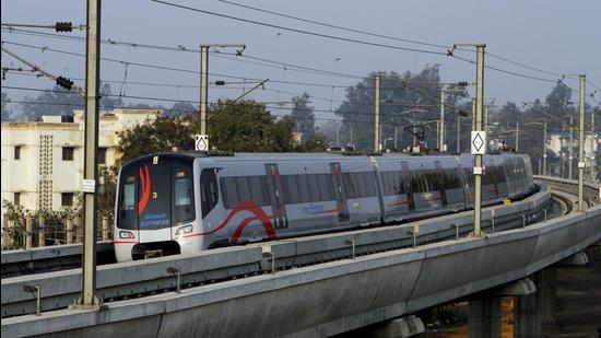 Yeida has asked DMRC to prepare the project report and the feasibility report in the next nine months. (Jasjeet Plaha/HT photo)