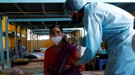 Patients are tested for Covid-19, in accordance with central government guidelines, almost all of which return negative. Currently, doctors said, seven of 10 fever cases are caused by the flu. (REUTERS)