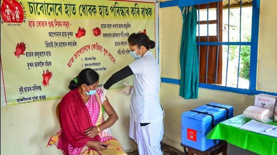 As of now, 3.02 doses of the Covid vaccine have been administered in Andhra to over 21.8 million people. (PTI) As of now, 3.02 doses of the Covid vaccine have been administered in Andhra to over 21.8 million people. (PTI)