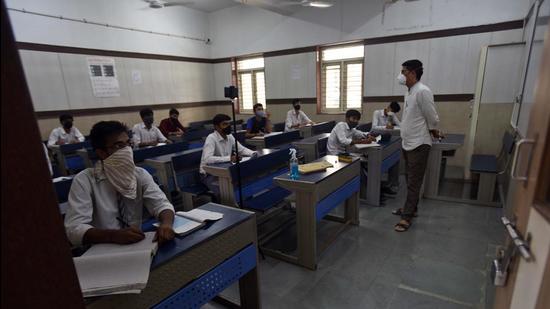 Schools reopen across several states in India (Hindustan Times) Schools reopen across several states in India (Hindustan Times)