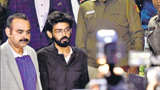 Special public prosecutor Amit Prasad read out the speech Sharjeel Imam allegedly delivered in January 2020 in Asansol (Biplov Bhuyan/HT)