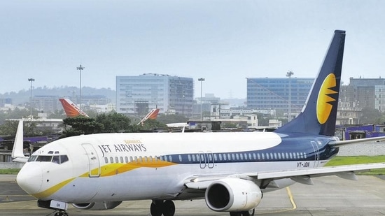 An insolvency plea against Jet Airways, which has been grounded since April 2019, was admitted by the NCLT in June 2019.(File photo: Mint/ Abhijit Bhatlekar)