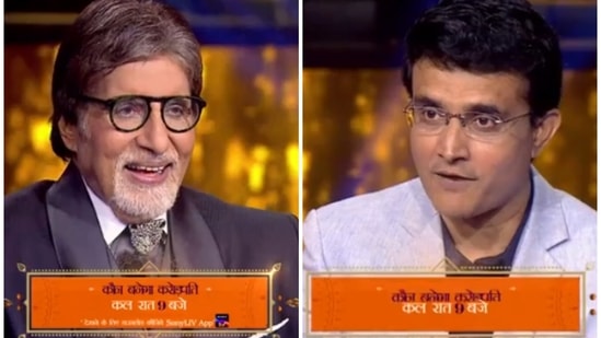 Amitabh Bachchan took to the hot seat as Sourav Ganguly turned host in the new promo of Kaun Banega Crorepati 13.