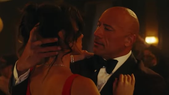 Gal Gadot plays a criminal that Dwayne Johnson must catch.