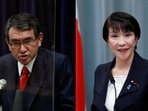 Japan's vaccination programme chief Taro Kono (L) and internal affairs minister Sanae Takaichi are two of the candidates many presume could line up for the post of prime minister. Japan's vaccination programme chief Taro Kono (L) and internal affairs minister Sanae Takaichi are two of the candidates many presume could line up for the post of prime minister.