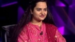 Contestant Samiksha Shrivastava on Kaun Banega Crorepati 13. Contestant Samiksha Shrivastava on Kaun Banega Crorepati 13.