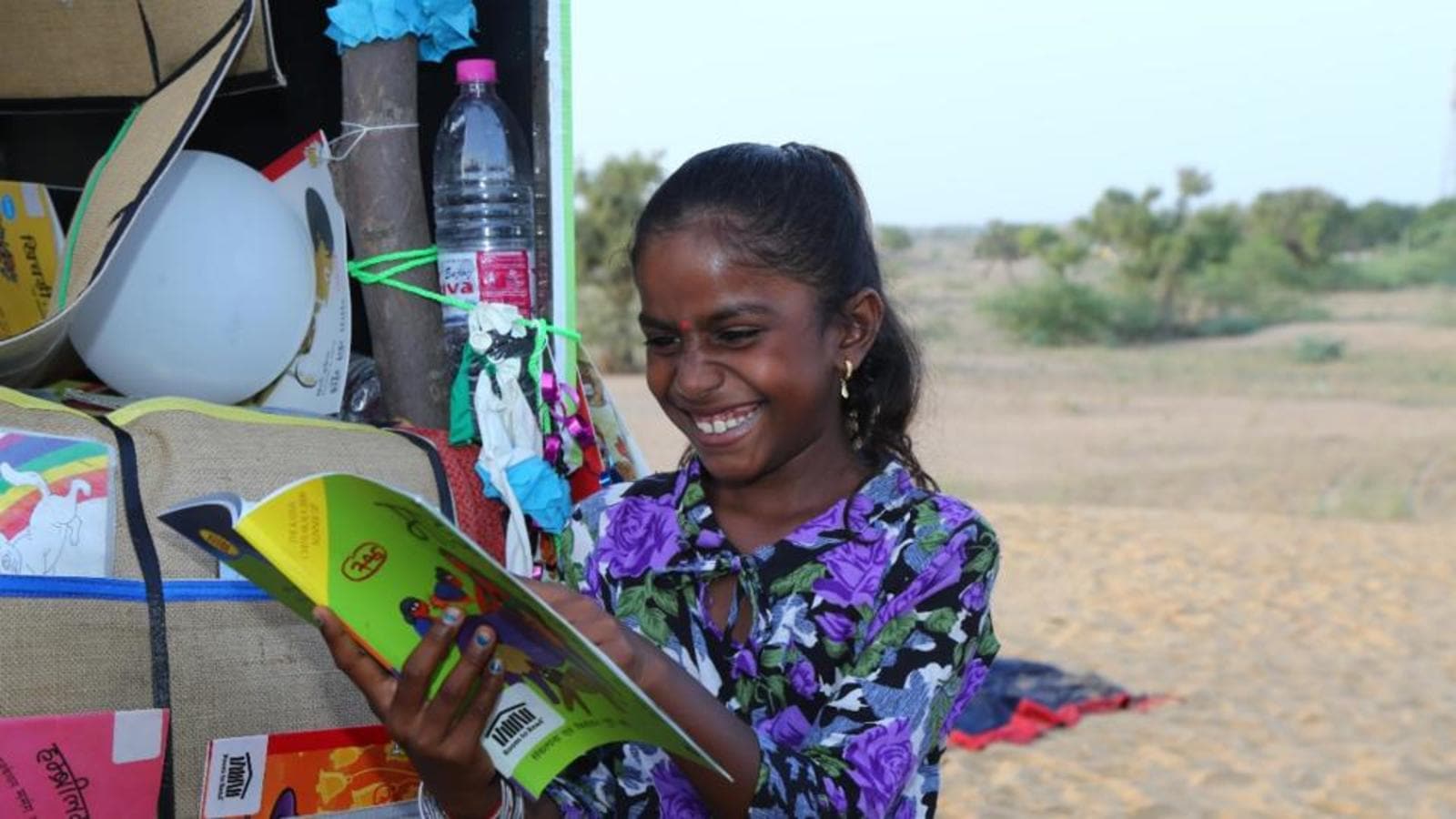 Meet Rajasthan’s unique camel cart-bound mobile library for village kids