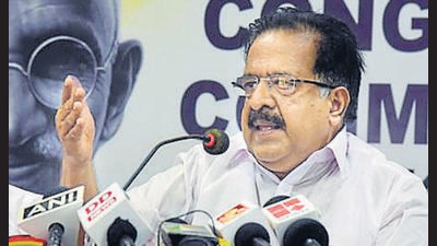 Leader of the Opposition Ramesh Chennithala addresses media during a press conference in Kochi on Saturday. (ANI) Leader of the Opposition Ramesh Chennithala addresses media during a press conference in Kochi on Saturday. (ANI)