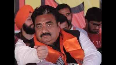 BJP MLA from Jind, Krishan Midha. (HT File)