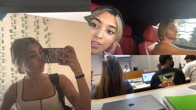 Aaliyah Kashyap shares a vlog to show her first day back to college. Aaliyah Kashyap shares a vlog to show her first day back to college.