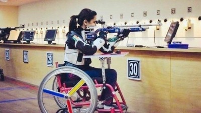Para shooter Avani Lekhara. (SAIMedia / Twitter)