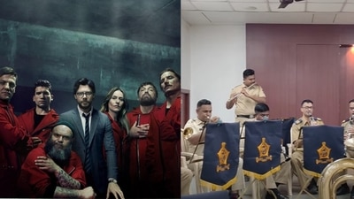Mumbai Police performs Bella Ciao as Money Heist 5 releases Vol 1.&nbsp;