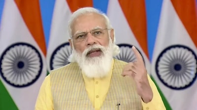 PM Modi was the chief guest at the EEF in 2019 and he mentioned his visit in his address. (PTI File Photo) PM Modi was the chief guest at the EEF in 2019 and he mentioned his visit in his address. (PTI File Photo)