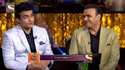 Sourav Ganguly and Virender Sehwag will be the first celebrity guests on Kaun Banega Crorepati 13.