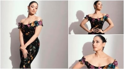 Earlier, Tamannaah Bhatia took the internet by storm when she shared a few pictures in a mesmerising black floral dress. (Instagram/@tamannaahspeaks) Earlier, Tamannaah Bhatia took the internet by storm when she shared a few pictures in a mesmerising black floral dress. (Instagram/@tamannaahspeaks)