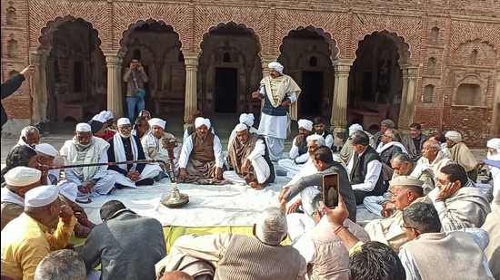 Heads of different khaps meeting to discuss various issues. (File Photo)