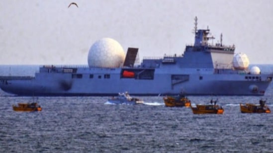 The nuclear missile tracking ship will be manned by Indian Navy personnel with the Strategic Forces Command. (File Photo)