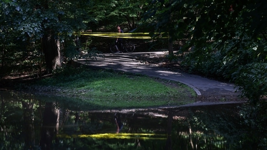 "I'm 50 years old and I've never seen that much rain ever," said Metodija Mihajlov whose basement of his Manhattan restaurant was flooded with three inches of water.(REUTERS)