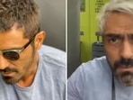 Arjun Rampal with his black and blonde hairstyles. Arjun Rampal with his black and blonde hairstyles.
