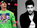 John Cena shares Sidharth Shukla's picture on Instagram. John Cena shares Sidharth Shukla's picture on Instagram.