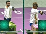 Shooters Manish Narwal and Singhraj Adhana clinch Gold and Silver medals respectively in the P4 - Mixed 50m Pistol SH1 final event at Tokyo Paralympics 2020, in Tokyo on Saturday.(ANI) Shooters Manish Narwal and Singhraj Adhana clinch Gold and Silver medals respectively in the P4 - Mixed 50m Pistol SH1 final event at Tokyo Paralympics 2020, in Tokyo on Saturday.(ANI)
