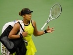 Naomi Osaka, of Japan, tosses her racket to herself after losing to Leylah Fernandez, of Canada, during the third round of the US Open tennis championships, Friday, Sept. 3, 2021, in New York. (AP Photo/Frank Franklin II)(AP) Naomi Osaka, of Japan, tosses her racket to herself after losing to Leylah Fernandez, of Canada, during the third round of the US Open tennis championships, Friday, Sept. 3, 2021, in New York. (AP Photo/Frank Franklin II)(AP)