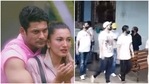 Sidharth Shukla and Gauahar Khan (L); celebs at his funeral. Sidharth Shukla and Gauahar Khan (L); celebs at his funeral.