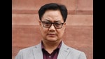 Union law minister Kiren Rijiju (Sonu Mehta/HT PHOTO) Union law minister Kiren Rijiju (Sonu Mehta/HT PHOTO)