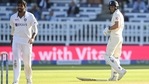 Jasprit Bumrah bowling to James Anderson at Lord's on Day 3. (Getty) Jasprit Bumrah bowling to James Anderson at Lord's on Day 3. (Getty)
