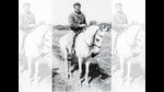 Dharmendra riding a horse on the sets of Mera Gaon Mera Desh (Dinesh Raheja) Dharmendra riding a horse on the sets of Mera Gaon Mera Desh (Dinesh Raheja)