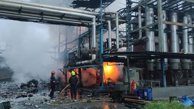 The blast is said to have taken place in the boiler section. (Pankaj D Raut) The blast is said to have taken place in the boiler section. (Pankaj D Raut)