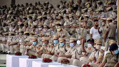 Delhi police, in a statement, said the young constables were selected from different parts of the country in a bid to make it a cosmopolitan force. (ANI) Delhi police, in a statement, said the young constables were selected from different parts of the country in a bid to make it a cosmopolitan force. (ANI)