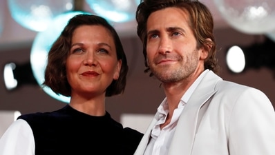 Actor Jake Gyllenhaal with Maggie Gyllenhaal in Venice. (Reuters)