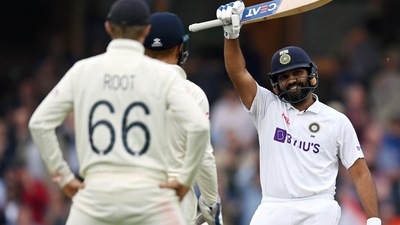 ICC reacts after Rohit Sharma scores maiden overseas Test hundred (ANI) ICC reacts after Rohit Sharma scores maiden overseas Test hundred (ANI)