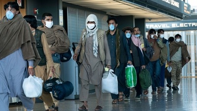 People evacuated from Kabul, Afghanistan, (AP) People evacuated from Kabul, Afghanistan, (AP)