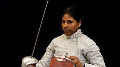 Bhavani Devi, the first Indian fencer to qualify for the Olympics. (Olympics.com)