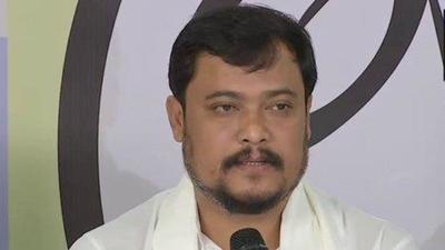 Soumen Roy is the third BJP MLA to switch sides in five days and the fourth since the TMC came to power for the third consecutive time in May this year after a sweeping victory in the Bengal assembly polls. (ANI PHOTO.)