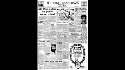 A screengrab of the Hindustan Times on September 5, 1976