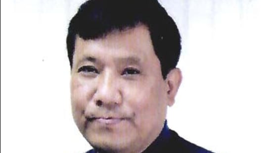 File photo: Director of Manipur’s the Regional Institute of Medical Sciences (RIMS), Dr A Santa Singh. (HT photo)