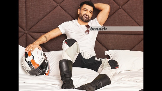 Eijaz Khan poses exclusively for this HT Brunch column; Location courtesy:Taj Lands End, Mumbai;Styling by Avinash Bamania (Vickky Idnaani)