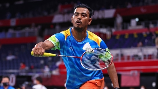 Tokyo Paralympics: India's Manoj Sarkar wins bronze in men's badminton singles (SL3) event(REUTERS)
