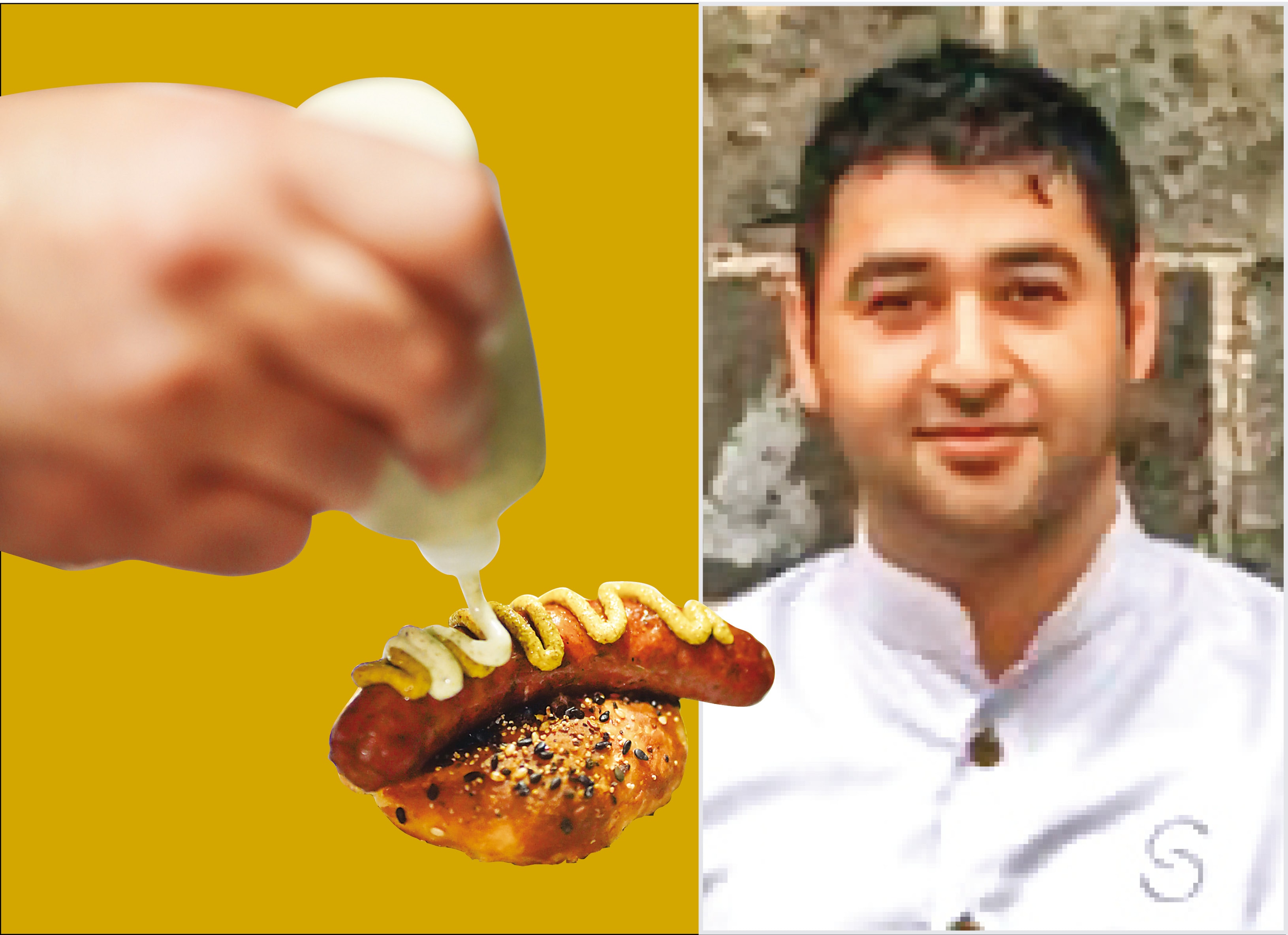 Prateek Sadhu is finally cooking the food that his talent demands: full of clean, intense flavours; (left) At Masque, Prateek makes delicious rogan josh sausages