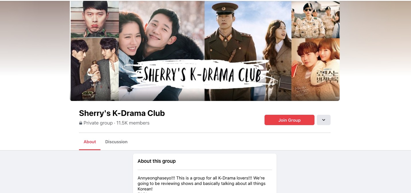 Sherry’s K-Drama Club, is one of the most popular pages on Facebook for discussing K-dramas Sherry’s K-Drama Club, is one of the most popular pages on Facebook for discussing K-dramas