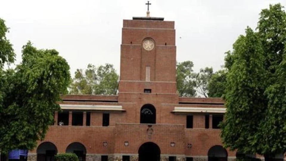 File photo: St Stephen’s College, University of Delhi. (HT FIle Photo) File photo: St Stephen’s College, University of Delhi. (HT FIle Photo)