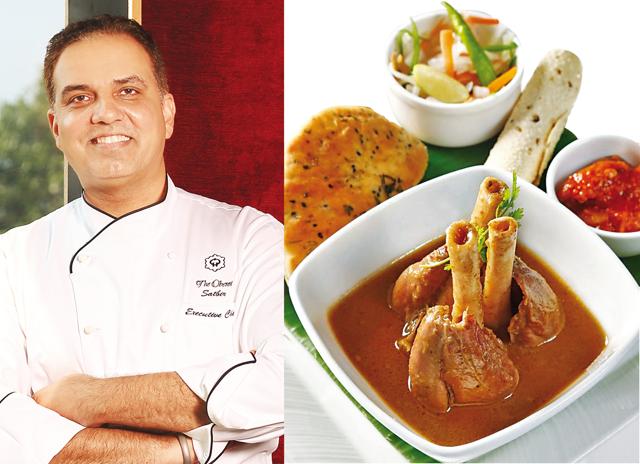 When the Oberois needed a Corporate Chef they turned to Mumbai and elevated Satbir Bakshi (left); At Oberoi, Nariman Point, dishes like (right) Nalli Nihari have a high standard