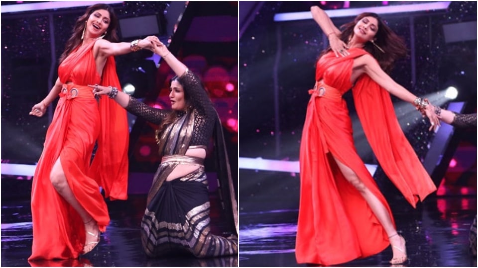 Shilpa Shetty on Super Dancer 4 set