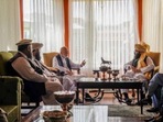 The Haqqanis are in favour of a pure Taliban government based on medieval theocracy. The Haqqanis are in favour of a pure Taliban government based on medieval theocracy. 