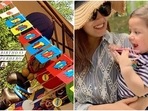 Mira Rajput shared a picture of the decoration for Zain's birthday celebrations. Mira Rajput shared a picture of the decoration for Zain's birthday celebrations.
