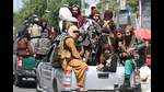 Taliban fighters patrol on vehicles along a street in Kabul on September 2, 2021. (Photo by Aamir QURESHI / AFP) (AFP) Taliban fighters patrol on vehicles along a street in Kabul on September 2, 2021. (Photo by Aamir QURESHI / AFP) (AFP)