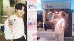 BTS members Jungkook and V got coffee trucks from their friends. BTS members Jungkook and V got coffee trucks from their friends. 